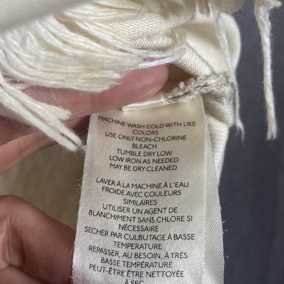 NWT Free People Bailey Denim Mini in White Women's 28 - Picture 8 of 9